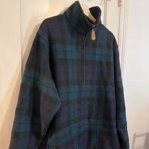 Woolrich Blackwatch Halfzip Pullover Wool Sweater